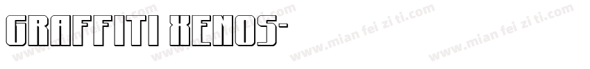 graffiti xenos字体转换